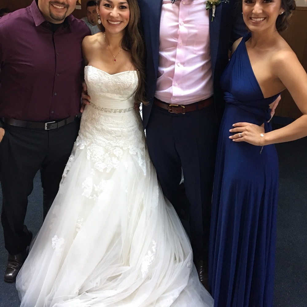 Convertible Infinity Navy Blue Maxi Dress